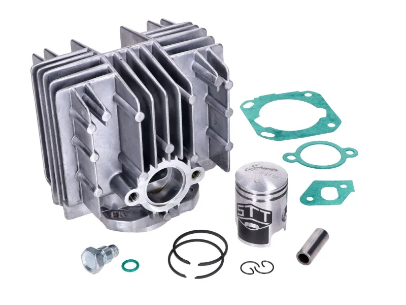 Zylinder Kit Schmitt 50ccm/38mm (42mm Hub) Version Mofa 25km/h für Sachs 504, 505, Hercules Prima