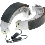 Bremsbackensatz Polini 90x18mm inkl. Federn für Trommelbremse für Piaggio / Vespa Ciao, Bravo, Grillo, SI, Vespino Modelle mit Speichenrad