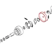 Kupplungsbackenträger / Kupplungsglocke für Piaggio Bravo, Ciao, SI