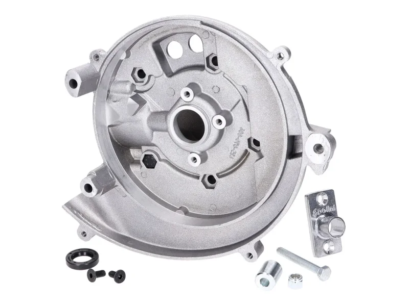 Kurbelgehäuse komplett Polini für Piaggio Vespa Grillo, Si mit Elektronik-Zündung