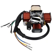 Stator Zündung mit 4 Spulen ohne Grundplatte für Piaggio Vespa Ciao, Bravo, Si, Gilera EC1